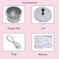 thumbnail image 3 of Electric Wax Heater Single Pot Depilatory Wax Warmer Machine Skin Waxing ,Fast Heating, 3 of 5