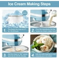 thumbnail image 4 of Ice Cream Maker Attachment for Kitchen Aid Stand Mixer, 2 Quart, Ice Cream & Sorbet Maker Machine, Fits and Larger Stand Mixers, with 2 Ice Cream Holder, 4 of 8