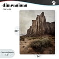 thumbnail image 4 of Stupell Industries Rustic Lodge Desolate Rock View Canvas Art, 24 x 30, by Kim Allen, 4 of 8