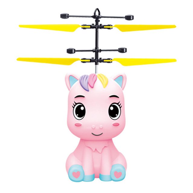 Pony De Dibujos Animados, Juguete Volador, Control De Mano, Pony Drone Con Luz Led, Juguetes De Hadas Voladoras Para Niños, Regalo Para Niños Y Niñas Vogacara FN007380-02