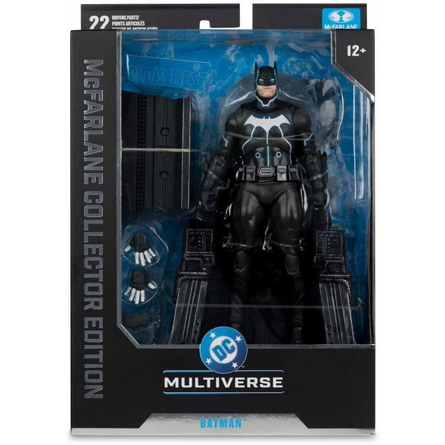 DC Multiverse Collector 6 Inch Action Figure Darkseid War - Batman with Mobius Chair
