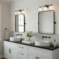 thumbnail image 5 of C Cattleya 24.25in 3-Light Oil-rubbed Bronze Vanity Light with White Opal Glass Shade, 5 of 7