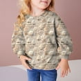 thumbnail image 3 of Fesfesfes Kids Long Sleeve Tops Christmas Fall And Winter Middle Big Girls Boys Hatless Stereoscopic Embroidery Print Long Sleeve Top Ugly Sweater, 3 of 6