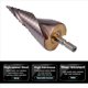 thumbnail image 4 of 6X Brocas M35 HSS Co Step Brocas de Cono de Cobalto Brocas 4-32Mm Madera Acero Inoxidable Metal Agujero Conjunto de Herramientas Hex, 4 of 5