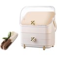 thumbnail image 1 of LHSHID Four Leaf Clover Series Make Up Case Dustproof Cosmetic Storage Box Cosmetics Skin Care Products MultiFunction Jewelry Organizer Case white, 1 of 7