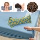 thumbnail image 4 of Yhmxh Almohada cervical con forma de cáscara de trigo sarraceno, almohada lumbar para adultos, almohada para siesta, almohada de trigo sarraceno, 4 of 5