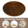 thumbnail image 6 of Dessert Plates Wood Dip Bowl Small Wooden Home Kitchen Accessory Soups Condiments Holder Dish, 6 of 6