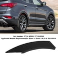 thumbnail image 4 of Guarnición De Llamarada De Rueda, Guarnición De Llamarada De Moldura 87742 4Z000 Protección Contra Rayones Trasera Derecha Profesional Para Santa Fe Sport 2.0L 2.4L, 4 of 8