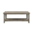 thumbnail image 2 of 48" Minimalist Wood Coffee Table - Gray Wash, 2 of 6