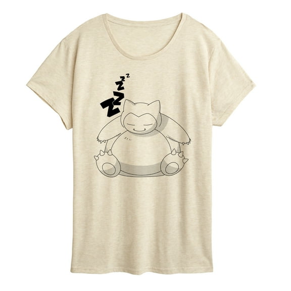 Pokémon - Snorlax Zzz - Women's Short Sleeve Graphic T-Shirt