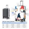 thumbnail image 5 of Fotbe School Cute Gnomes Luggage Cover Protector,Suitcase Protector,Scratch and Dirt Resistant,Fits 18-32 Inch Luggage-Small, 5 of 8
