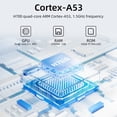 thumbnail image 3 of RG35XXPro Handheld Game Consoles Linux 64-bit System Portable Pocket Arcade Support 30  Simulators WiFi Bluetooth HD Output White, 3 of 8