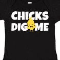 thumbnail image 4 of Inktastic Chicks Dig Me with Bow Tie Boys Baby Bodysuit, 4 of 5