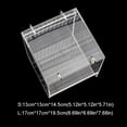 thumbnail image 4 of WINDLAND Bird Bath Tub for Cage Parrot Shower Accessories Hanging Clear Bathing Box, 4 of 6