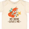 thumbnail image 4 of Inktastic Meme Loves Me Grandchild Fox Boys or Girls Baby Bodysuit, 4 of 5