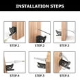thumbnail image 4 of Eease 4 Sets Gate Latch Cable Pull Gate String Latch Cable Pull Gate Opener Supply, 4 of 6