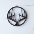 thumbnail image 2 of Lodge Cast Iron 8" Midnight Chrome Antler Trivet, 2 of 4