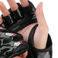 thumbnail image 4 of Half Finger Boxing Gloves Sandbag Open Palm Fighting Sparring Gloves Black, 4 of 6