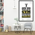 thumbnail image 3 of EzPosterPrints - Gym Inspiration Motivation Quotes - Poster Printing - Inspirational Motivational Wall Art Print for Home Office Decor - Get Fit - 32X48 inches, 3 of 6