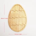 thumbnail image 3 of StlyGar Easter Bunny & Egg Wooden Serving Set - 7-Piece Mini Tray & Cutter Set, 3 of 3