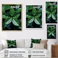 thumbnail image 4 of Designart "Rain-Kissed Botanical" Abstract Botanicals Canvas Wall Art, 4 of 7