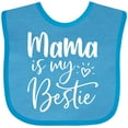 thumbnail image 3 of Inktastic Mama is My Bestie Boys or Girls Baby Bib, 3 of 4