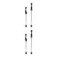 thumbnail image 4 of Sonducket 1 par ZTTO bicicleta pincho aleación portátil profesional anodizado liberación rápida eje de acero pinchos reemplazar componentes Negro 2piezas, 4 of 6