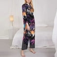thumbnail image 3 of Sikiie Colorful Wolf Head A Women's Long-Sleeve Shirt and Full-Length Bottom Pajama Set (s-xxl)-X-Large, 3 of 7