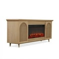 thumbnail image 6 of Pemberly Row 76" Landscape Electric Fireplace TV Stand in White Oak, 6 of 9