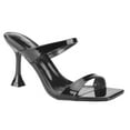 thumbnail image 3 of 【CARA-3】Two Strap Heeled Sandals  Slip On Square Open Toe Stiletto Backless Mule Heels Slippers Shoe Walking Shoes Women Summer Comfort Dress Active Footwear Girl Tsinelas, 3 of 10