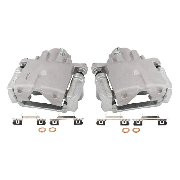 TRQ Rear Brake Caliper Set Compatible with 2004-2009 Cadillac SRX