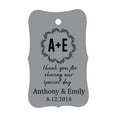 thumbnail image 1 of 100 PCS Thank You for sharing our special day Custom Made Hang Tags Personalized Wedding Favor Gift Paper Tags, 1 of 1