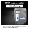 thumbnail image 1 of MPPT Solar Charge Controller 12V24V 20A 30A Aphotovoltaic Panel Buck Charging Power Generation Automatic Conversion Solar System, 1 of 5