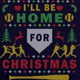 thumbnail image 3 of CafePress - Fastpitch I'll Be Home Softball Ugly Christmas Swe - Pullover Hoodie, Classic & Comfortable Hooded Sweatshirt, 3 of 4