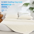 thumbnail image 4 of Regency Heights Full/Queen Cooling Comforter, Silky Soft Lightweight All-Season Blanket, Ivory, 4 of 9
