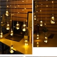 thumbnail image 4 of Stijggn Christmas Lights Christmas Decorations Indoor LED Fairy Lights Battery Operated String Lights - LED Waterproof Firefly Starry Moon Lights for Home, Bedroom, Fence, Holiday, 4 of 9
