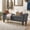Dark Gray, variant on 51.5" Storage Ottoman Bench for End of Bed, Upholstered Bedroom Bench with Hidden Storage, Rolled Arm Linen Bench for Entryway Living Room, Beige