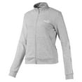 thumbnail image 4 of Women's Puma 580472 Amplified Logo Full Zip Track Jacket (Light Grey S), 4 of 5