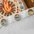 thumbnail image 4 of Feelyou Happy Camping Blackout Curtains Set of 2 (52x84 Each) for Kids, Rustic Farmhouse Adventure Window Curtains, Jungle Camper Curtains and Drapes, Blackout Curtains Room Decor, 4 of 6