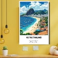 thumbnail image 3 of Ko Tao Thailand Travel Print on Canvas – Ka Tao Canvas – Great for Travel Enthusiasts, Perfect for Home & Office Decor, 3 of 5