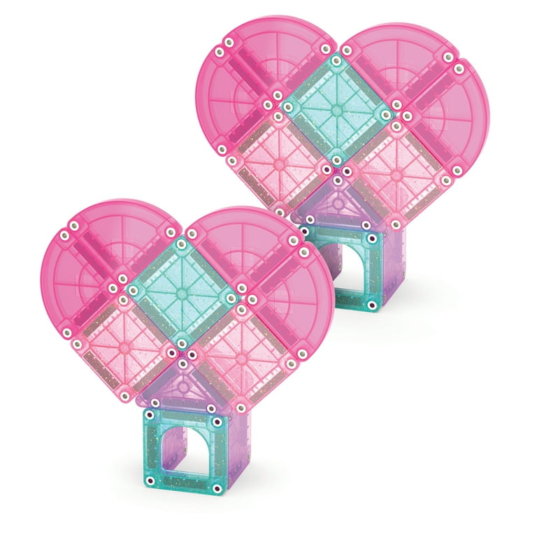 MAGNA-TILES® microMAGS Heart to Heart 26-Piece Travel Set, The