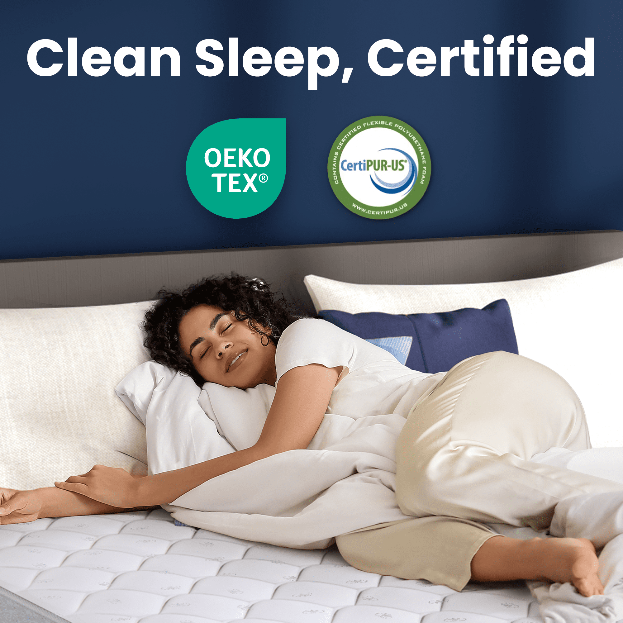 CELTOSS CT-HY2 12 in. Hybrid Mattress, Full, Medium, Tight Top, with Mattress-in-a-Box
