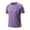 Purple, variant on Men's Short Sleeve UPF 50+ T-Shirts Rash Guard Quick Dry Sun Protection SPF Shirts Swim Athletic Workout Top Tee