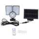 thumbnail image 1 of Luces solares divididas para exteriores, luz de pared Solar LED con Sensor de movimiento resistente a la intemperie IP65 Flexible con Control remoto, 1 of 8