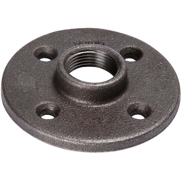 Ace Hardware Floor Flange Black Iron - 2" FIP, Black Finish