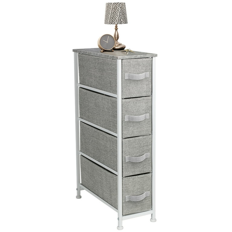 Sorbus narrow dresser tower with 4 drawers deals