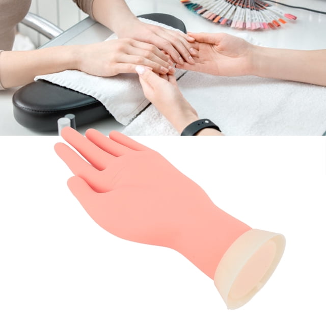 Mano de Práctica de Umas, Puntas de Unas Multifuncionales Agrenador de Arte Flexible A Mano Para Accessorios