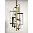 thumbnail image 2 of Maxim Flambeau 19 1/4" Rectangular Black Antique Brass 6-Light Pendant, 2 of 5