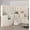 H63.0"*L78.7", variant on Paper Room Divider, Portable Foldable Wall Partition, Privacy Screen for Home Office, Lightweight Temporary Wall, Sturdy Paper Room Partition