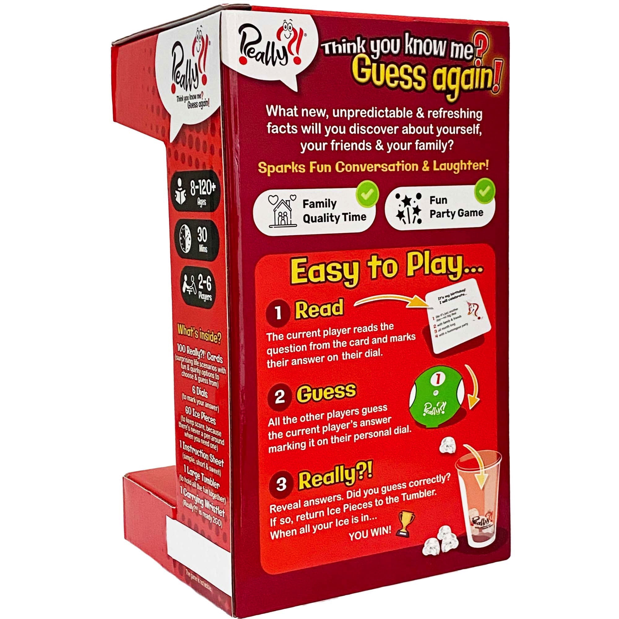 Really?! Think You Know Me? Guess Again - Hilarious Family Game Night Ice Breakers, Conversation Cards To Get Talking